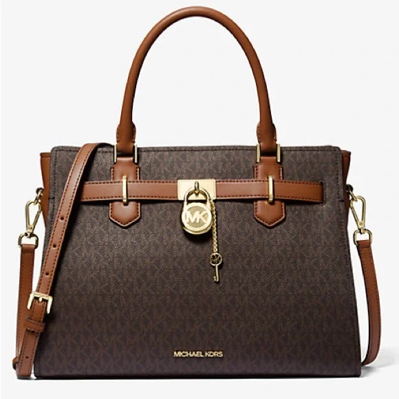 Michael Kors Brown Signature Tote Bag - Picture 1 of 6
